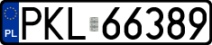 License plates of Poland, Regular car plates