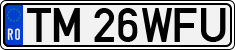 License plate of Romania, Regular plates