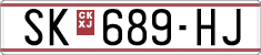 License plate of North Macedonia, Regular plates (1993)