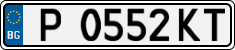 License plate of Bulgaria, Cars