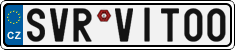 License plate of the Czech Republic, Vanity Plates