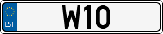 License plate of Estonia, Vanity Plates