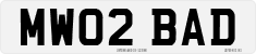 License plate of the United Kingdom, 2001 year system