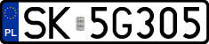License plates of Poland, Regular car plates