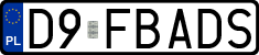 License plates of Poland, Vanity Plates