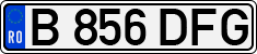 License plate of Romania, Regular plates