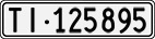 License plate of Switzerland, Cars