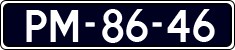 License plate of the Netherlands, Imported oldtimers (cars)