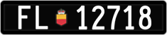 License plate of Liechtenstein, Cars