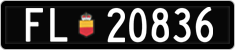 License plate of Liechtenstein, Cars