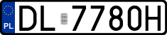License plates of Poland, Regular car plates