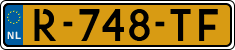 License plate of the Netherlands, Cars