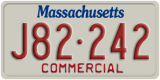 Massachusetts, Commercial vehicles (X12-345)