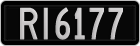License plate of New Zealand, AB1(234)