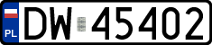License plates of Poland, Regular car plates