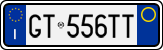 License plate of Italy, Cars (1994 year series)