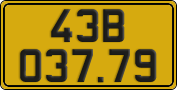 License plate of Vietnam, Commercial vehicles