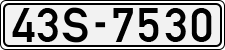 License plate of Vietnam, Cars