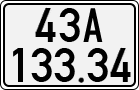 License plate of Vietnam, Cars