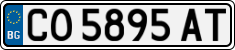 License plate of Bulgaria, Cars