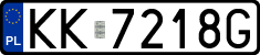License plates of Poland, Regular car plates