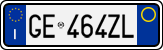 License plate of Italy, Cars (1994 year series)