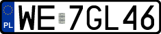 License plates of Poland, Regular car plates