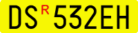 License plate of Italy, Cars (1994 year series)
