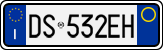 License plate of Italy, Cars (1994 year series)