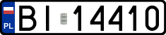 License plates of Poland, Regular car plates