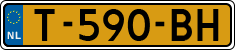 License plate of the Netherlands, Cars