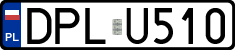 License plates of Poland, Regular car plates