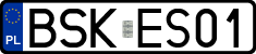 License plates of Poland, Regular car plates