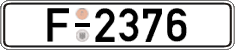German license plate, Official services and consulates
