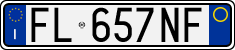 License plate of Italy, Cars (1994 year series)
