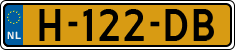 License plate of the Netherlands, Cars