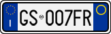 License plate of Italy, Cars (1994 year series)