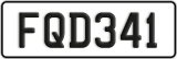 License plate of New Zealand, ABC1(23)