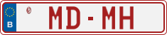License plate of Belgium, Vanity Plates (2014)