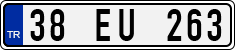 License plate of Turkey, Regular plates