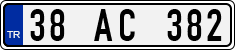 License plate of Turkey, Regular plates