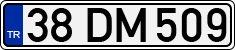 License plate of Turkey, Regular plates