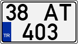 License plate of Turkey, Regular plates