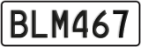 License plate of New Zealand, ABC1(23)