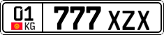 01 777 XZX