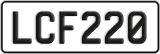 License plate of New Zealand, ABC1(23)