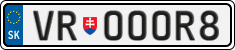License plate of Slovakia, Vanity Plates