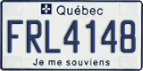 Quebec, Commercial vehicles (FAB1234)