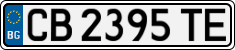License plate of Bulgaria, Cars