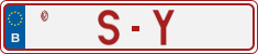 License plate of Belgium, Vanity Plates (2014)